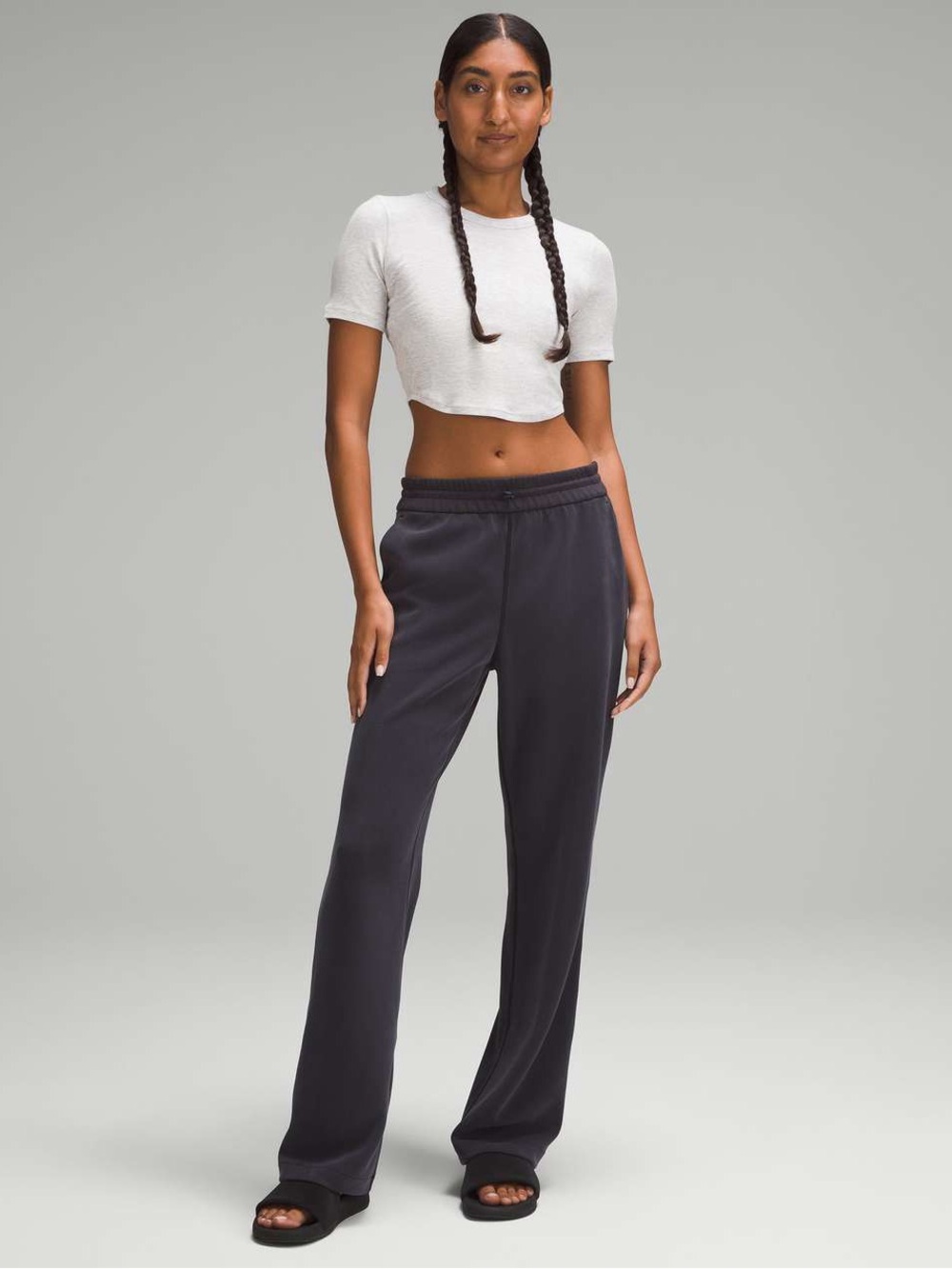 Lululemon Hold Tight Cropped T-Shirt Sz 8